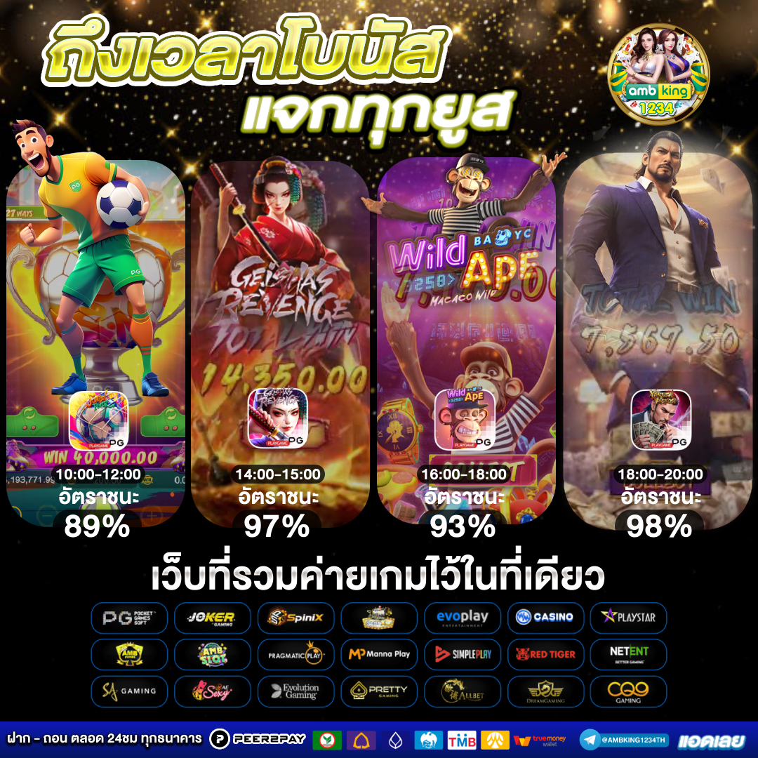 เว็บสล็อตทั้งหมด - แบนเนอร์โปรโมชั่น